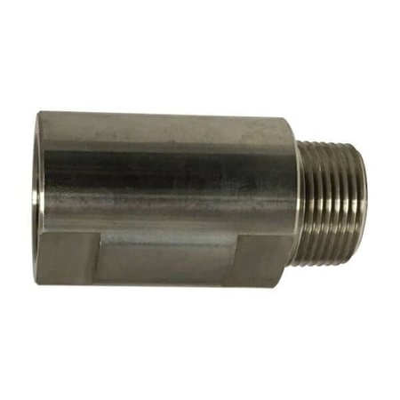 MIDLAND METAL Spring Check Valve, 1Piece, 34 Nominal Size, MNPT x FNPT, 1500 psi, 10 to 150 deg C, Media Gas 949474